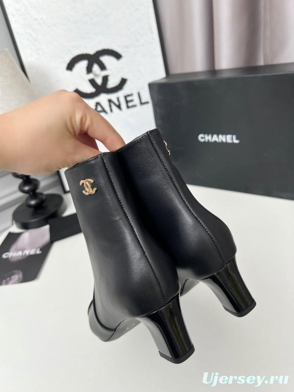 Chanel 2025 SS Double C Heel Fashion Boots - LY00370/LY00400