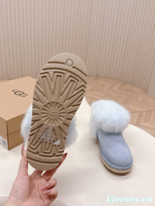 UGG 2025 SS New Long Fur Snow Boots - KFY00280