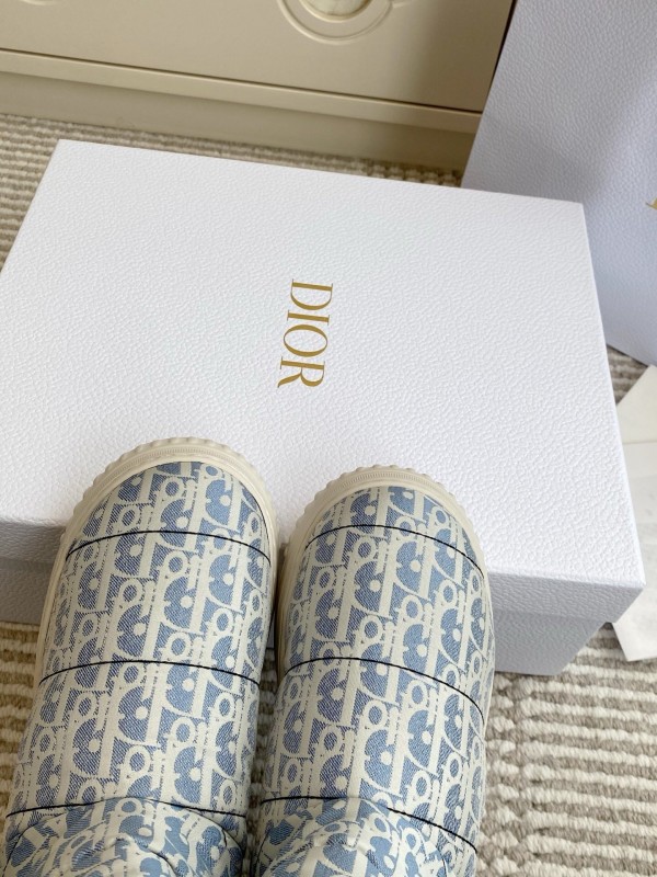 Dior Frost Ankle Boots Wool Platform Snow Boots - KFY00300