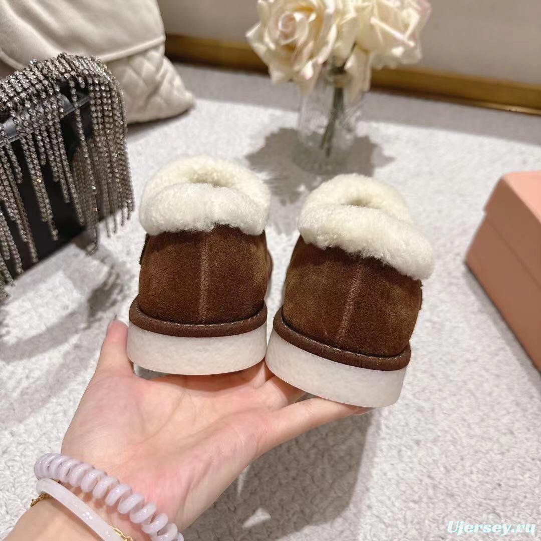 MIU MIU 2025 SS Korean Style Popular Small Potato Snow Boots Upgraded Version - LY00290