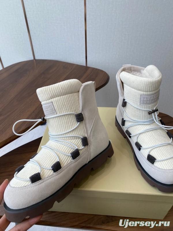 Brunello Cucinelli Open Walk Ankle Boot Winter Snow Boots - AS00410