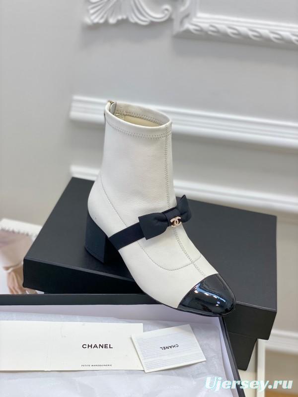 Chanel 2025 SS Bow Mary Jane Ankle Boots - LY00320