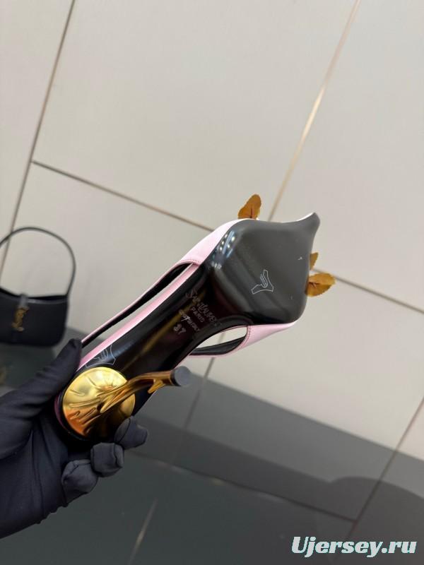 Saint Laurent 25FW Spring Collection Rose Thorn High Heels - KFY00320