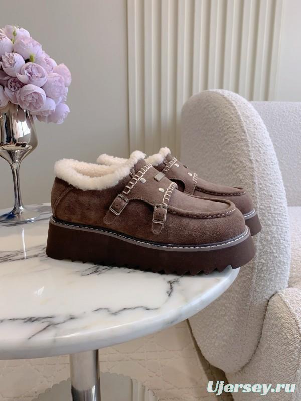 UGG 2025/SS Wool Warm Platform Casual Shoes - AS00300