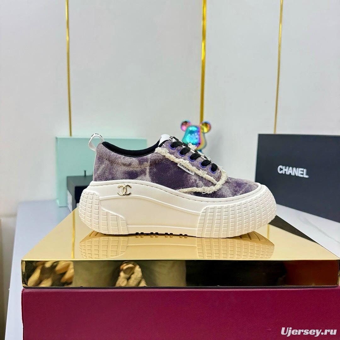 Chanel 2025/SS Little Chanel Loafers Panda Shoes Casual Sneakers - LY00330