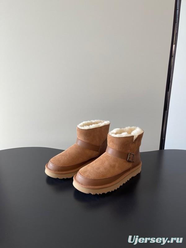 UGG 4512 Flat Buckle Ultra Wool Anti-Slip Snow Boots - AS00290