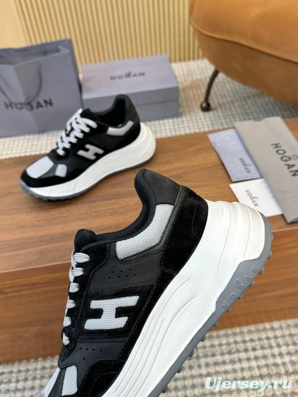 Hogan H-STRIPES Series Couple Thick Sole Dad Shoes Casual Sneakers - LY00370/LY00380