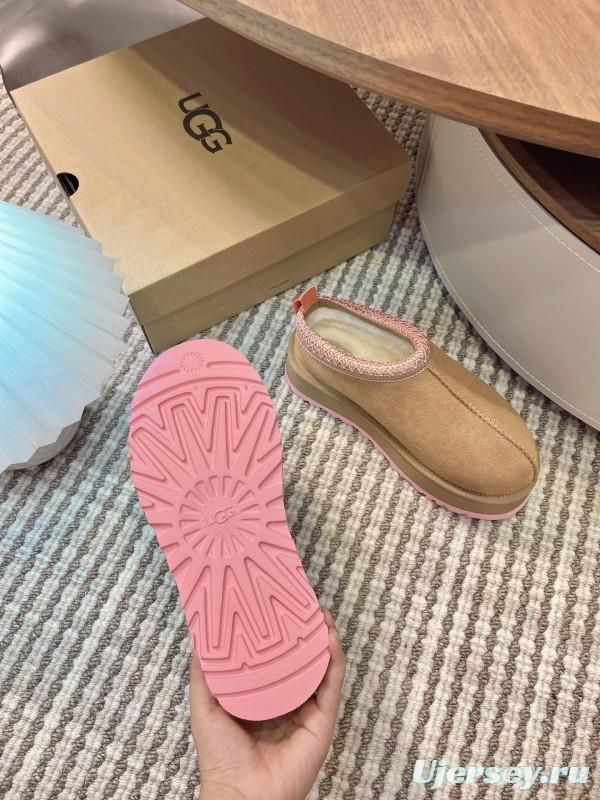 UGG Tazz Platform Wool Slipper Boots - MJ00230