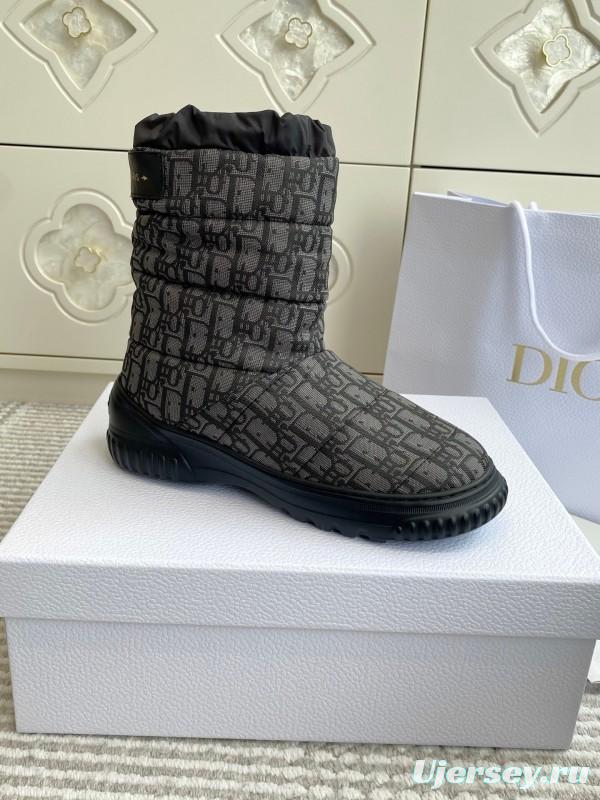 Dior Frost Ankle Boots Wool Platform Snow Boots - KFY00300