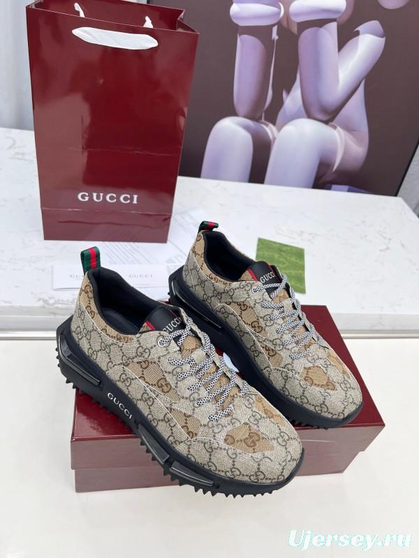 Gucci 2025/SS Series 2.0 Sneakers with Reflective Stripes and Retro Design - LY00320