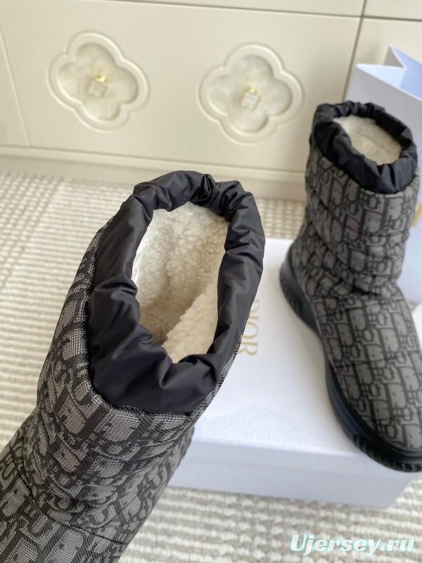 Dior Frost Ankle Boots Wool Platform Snow Boots - KFY00300