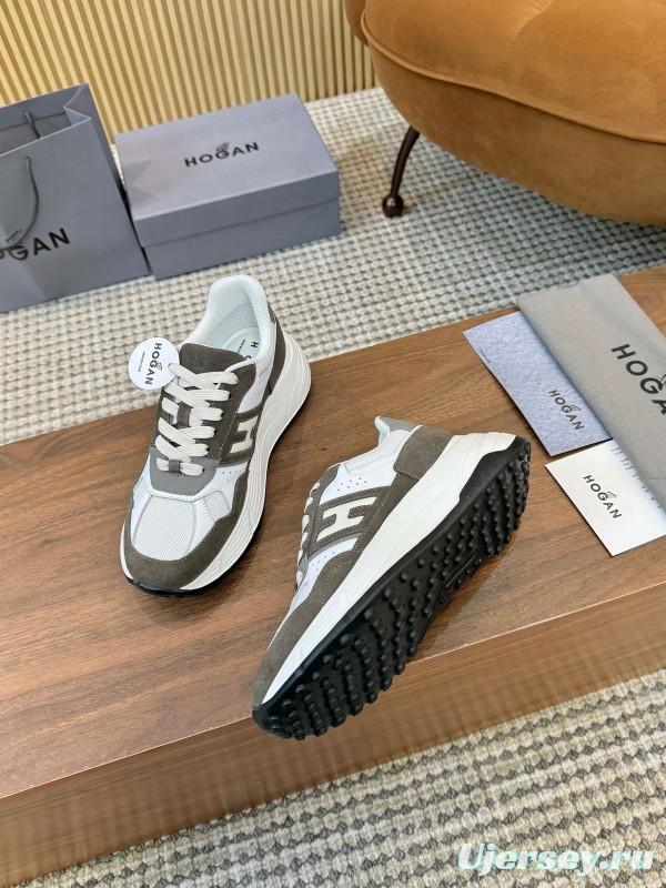 Hogan H-STRIPES Series Couple Thick Sole Dad Shoes Leisure Sneakers - LY00370/LY00380