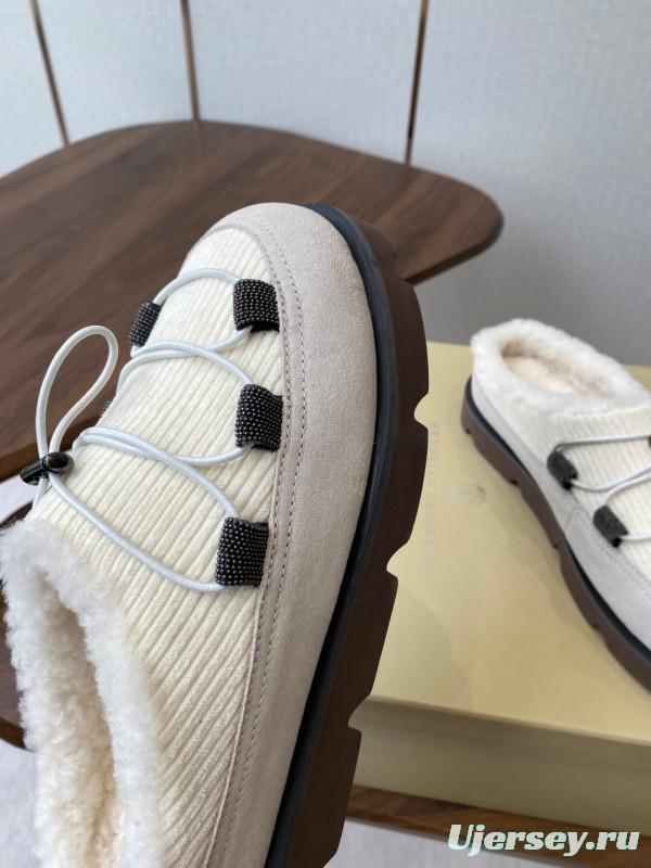 Brunello Cucinelli Open Walk Ankle Boot Winter Snow Boots - AS00300