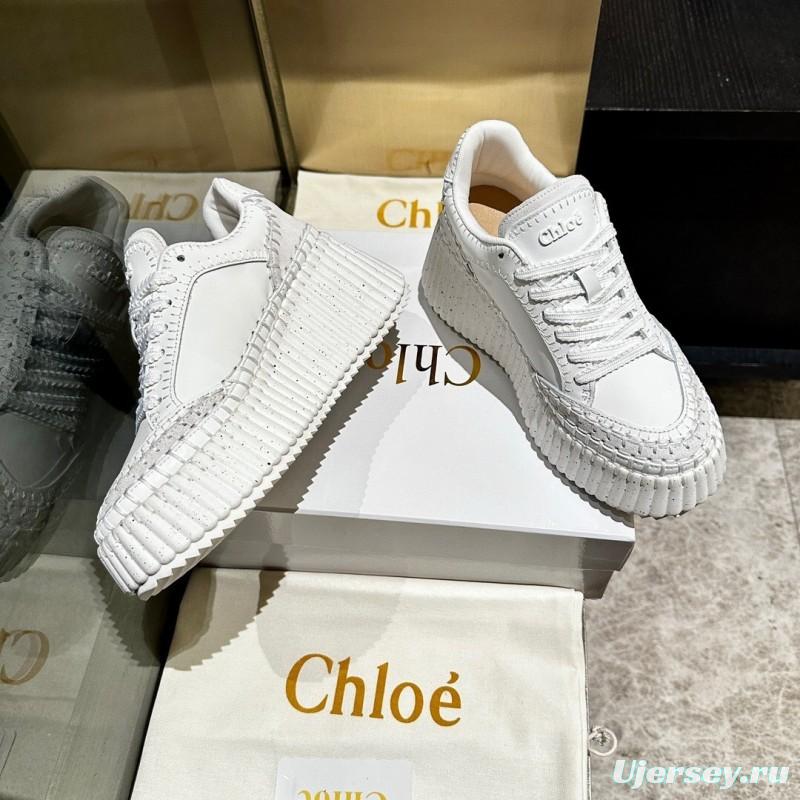 Chloe 2025 SS Hand-Stitched Mark Line Casual Shoes - LY00350