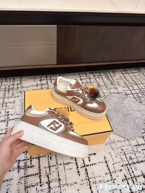 Fendi Match Series Platform Sneakers - KFY00320