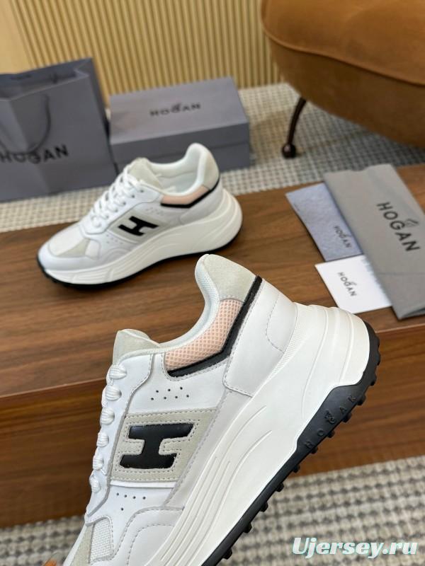 Hogan H-STRIPES Series Couple Thick Sole Dad Shoes Casual Sneakers - LY00370/LY00380