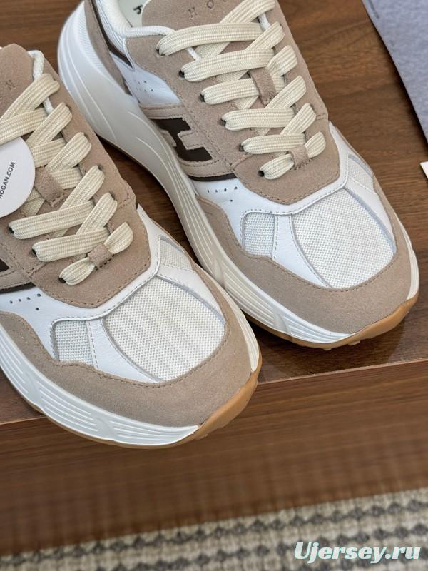 Hogan H-STRIPES Series Couple High Platform Chunky Dad Shoes Casual Sneakers - LY00370/LY00380