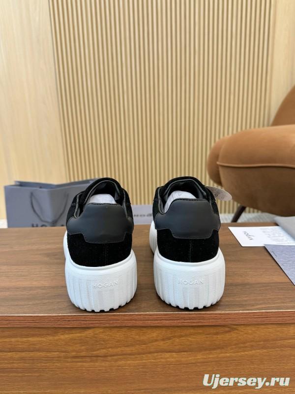 Hogan H-STRIPES Series Couple Thick Sole Biscuit Shoes Airship Shoes Casual Sneakers - AS00310