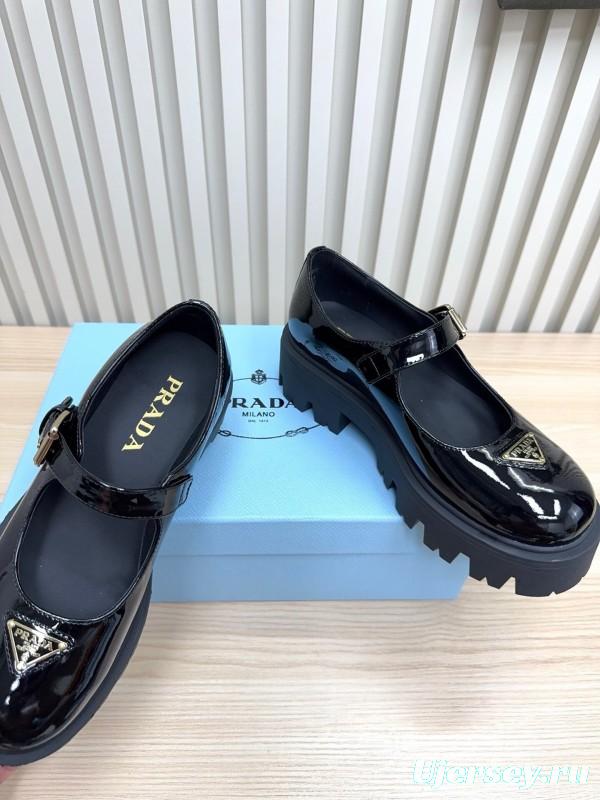 Prada 2025 SS Platform Mary Jane Shoes - LY00300