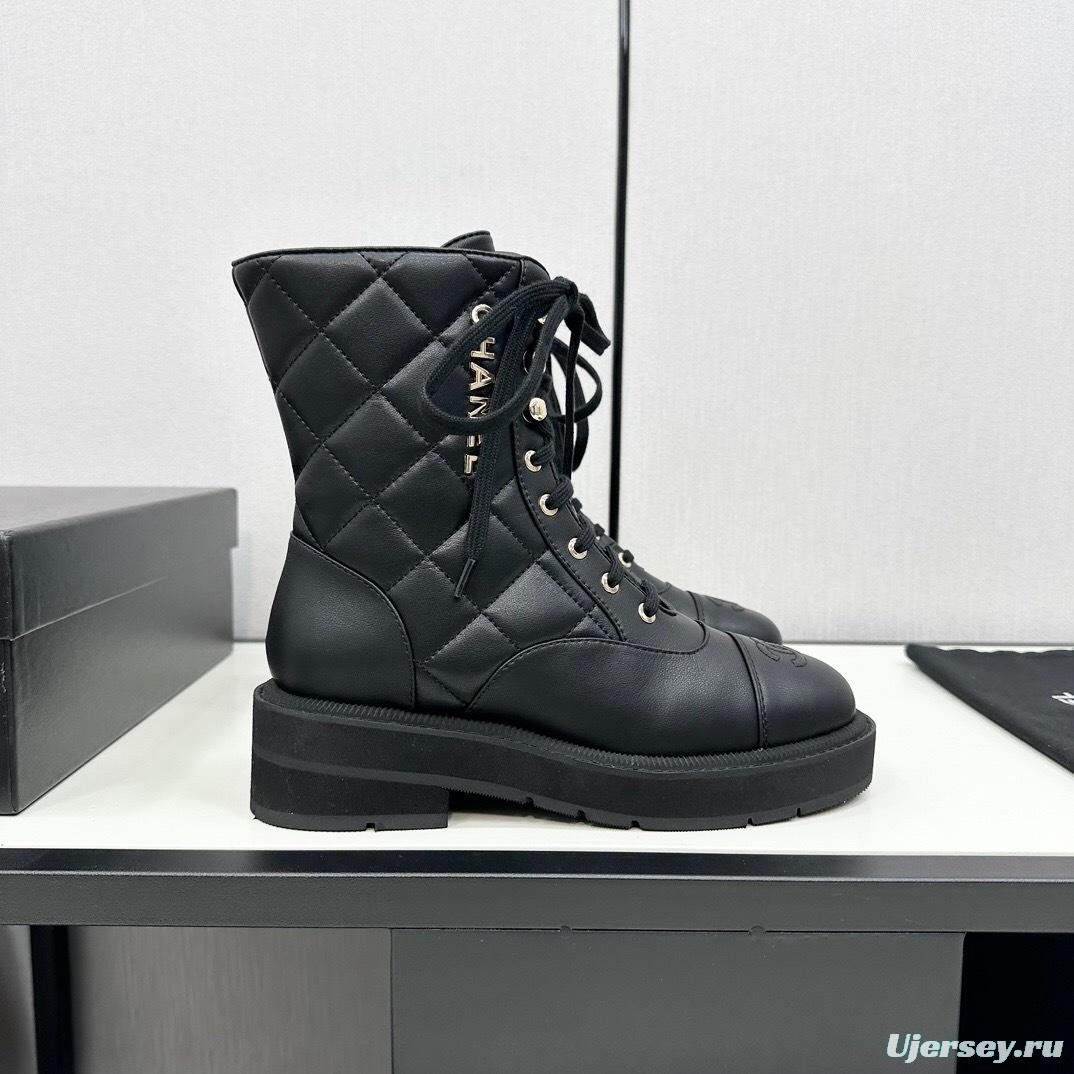 Chanel Fall/Winter Heavy-Duty Boots with Rubber Foam Sole - LY00380/LY00390