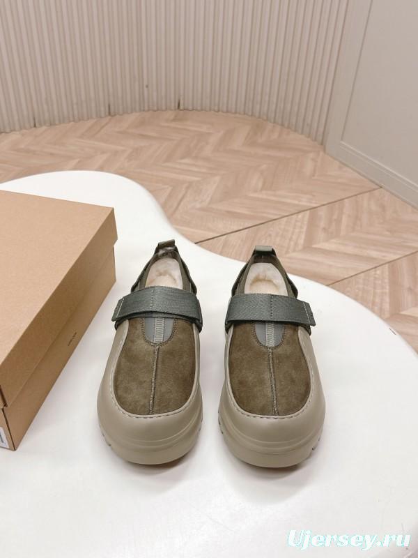 UGG 2025 SS New Wool Shoes with Lightweight EVA Sole and Water-Resistant Suede - KFY00260