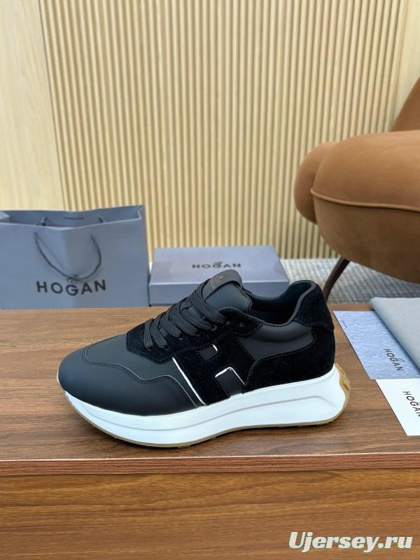 Hogan H-STRIPES Series Couple Thick Sole Dad Shoes Airship Sneakers - AS00350