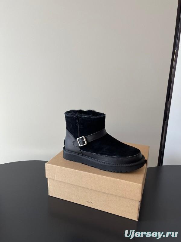 UGG 4512 Classic Buckle Flat Ultra Wool Anti-Slip Snow Boots - AS00290