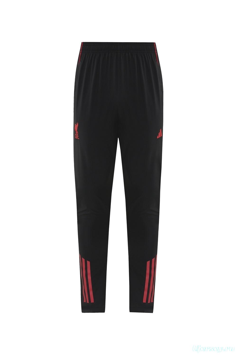 25/26 Liverpool White S-2XL Half Zipper Jacket+Long Pants