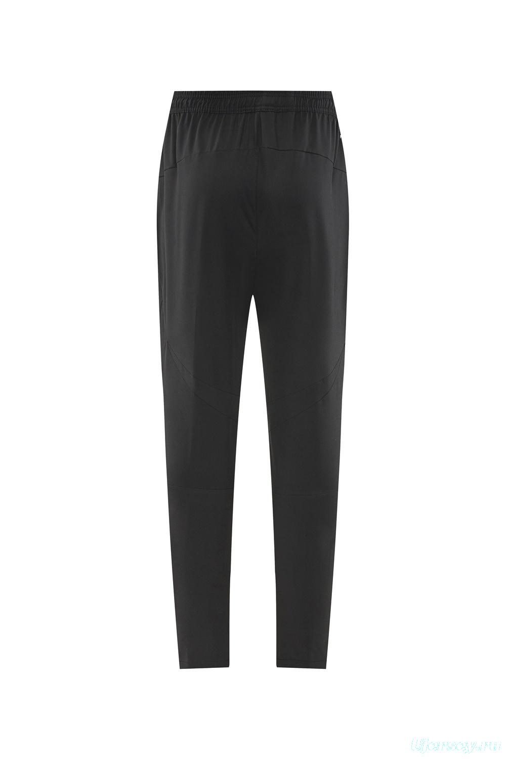 2025 Adidas Black Half Zipper Jacket+Long Pants S-2XL