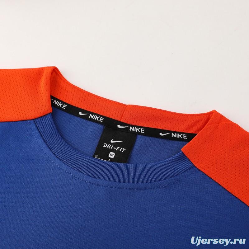 2025 Netherlands Blue Short Sleeve+Soccer Shorts