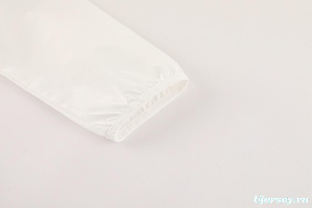 25/26 Manchester United White S-3XL Half Zipper Jacket+Long Pants