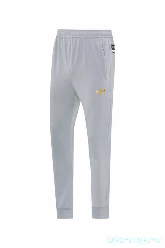 25/26 Manchester United Gray Half Zipper Jacket+Long Pants S-2XL