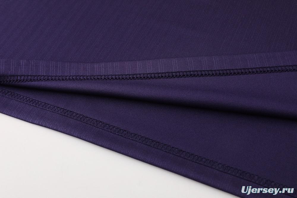 2025 England Purple Half Zipper Jacket+Long Pants