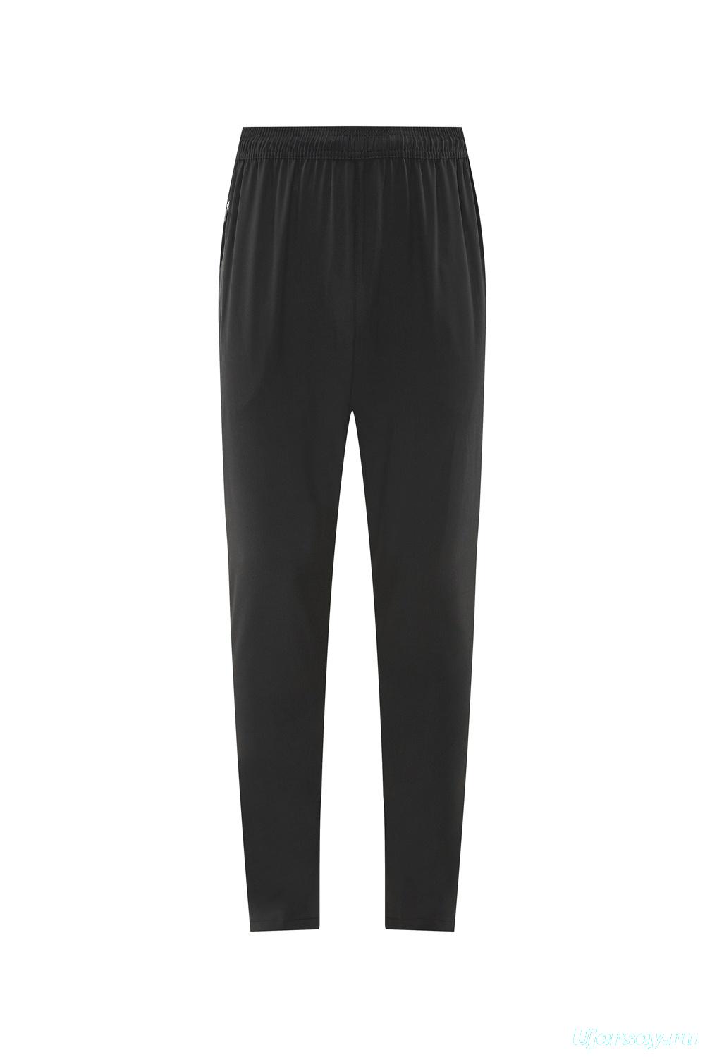 2025 Adidas Black Half Zipper Jacket+Long Pants S-2XL