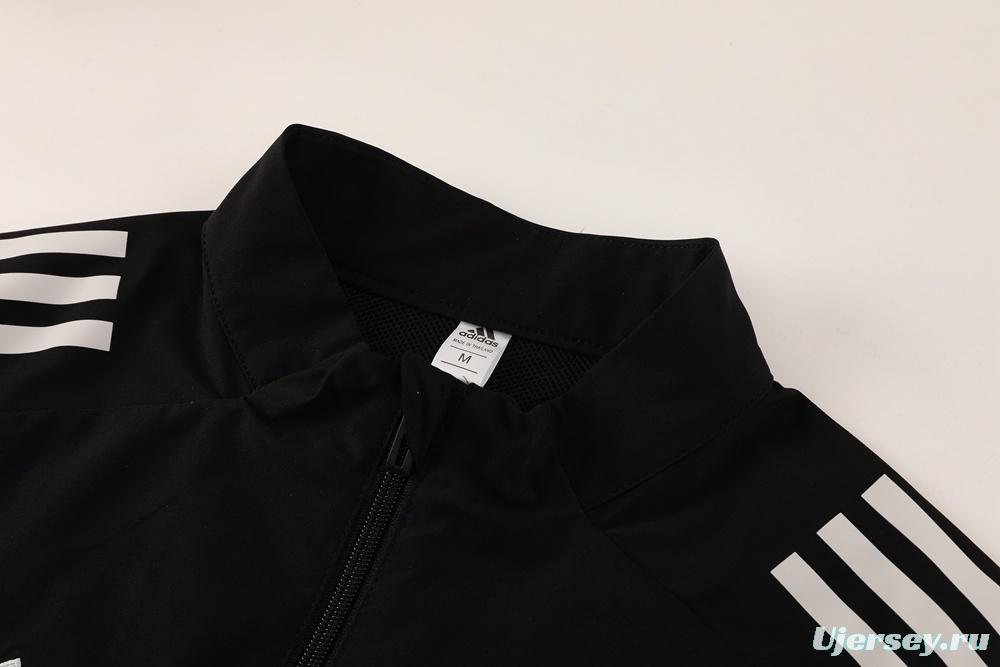 25/26 Newcastle United Black S-3XL Half Zipper Jacket+Long Pants
