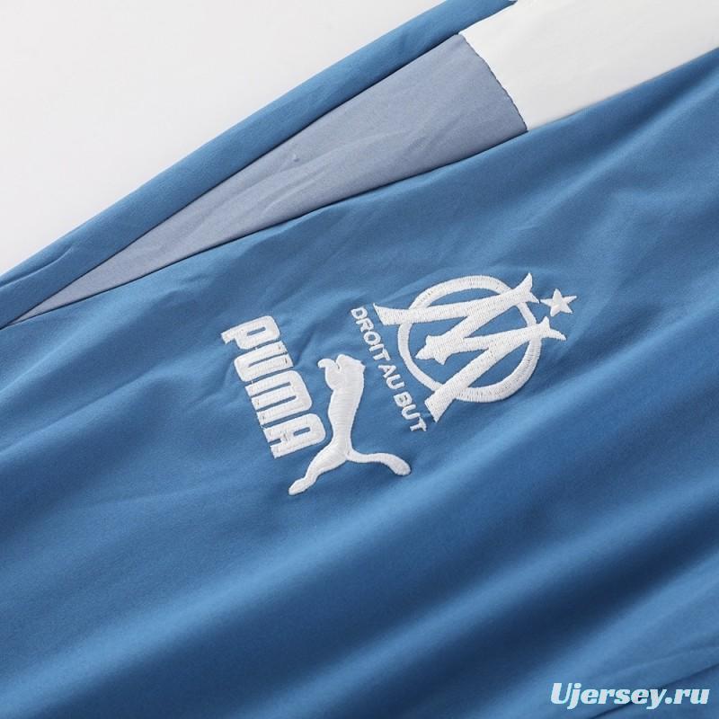 25/26 Olympique Marseille Half Zipper Jacket+Long Pants S-2XL