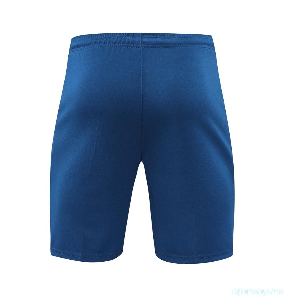 2025 Portugal Royal Blue Short Sleeve+Soccer Shorts