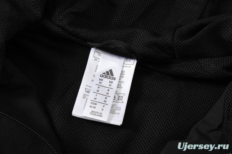 2025 Adidas Royal Blue Half Zipper Jacket+Long Pants S-2XL
