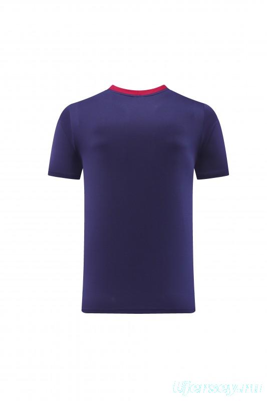 2025 England Purple Short Sleeve+Soccer Shorts