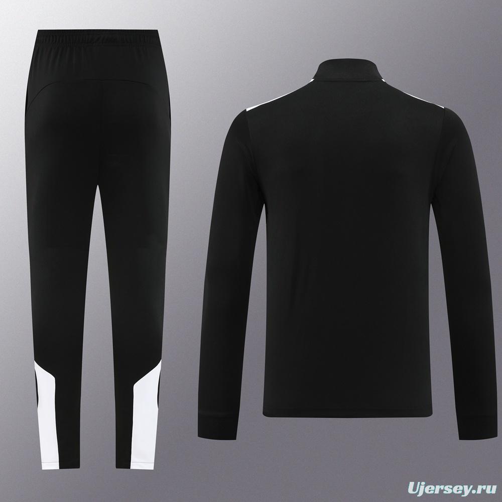 23/24 Newcastle Black S-2XL Half Zipper Jacket+Long Pants