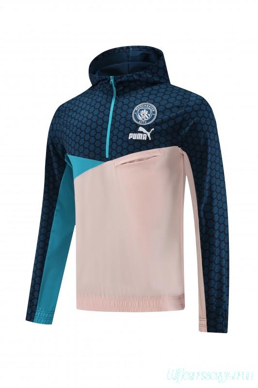 Manchester City Half Zipper Jacket+Long Pants S-2XL