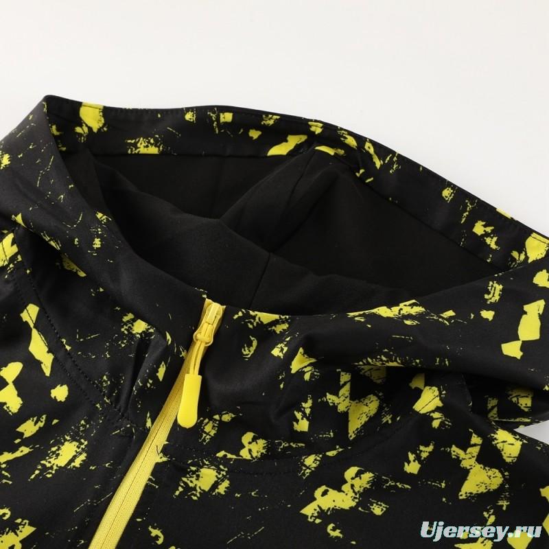 Borussia Dortmund Half Zipper Jacket+Long Pants S-2XL