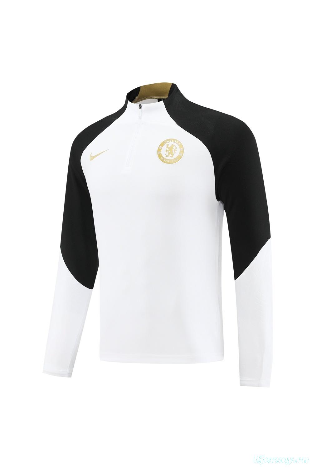 25/26 Chelsea White Half Zipper Jacket+Long Pants