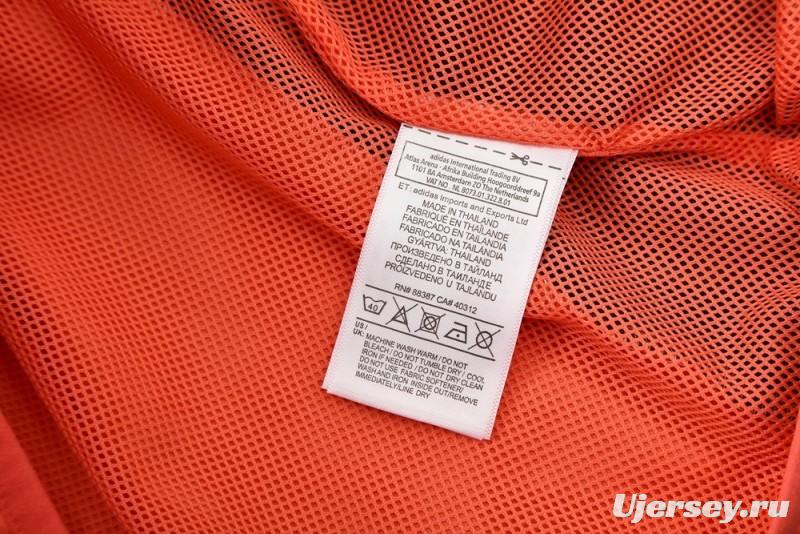 25/26 Bayern Munich Orange S-3XL Half Zipper Jacket+Long Pants