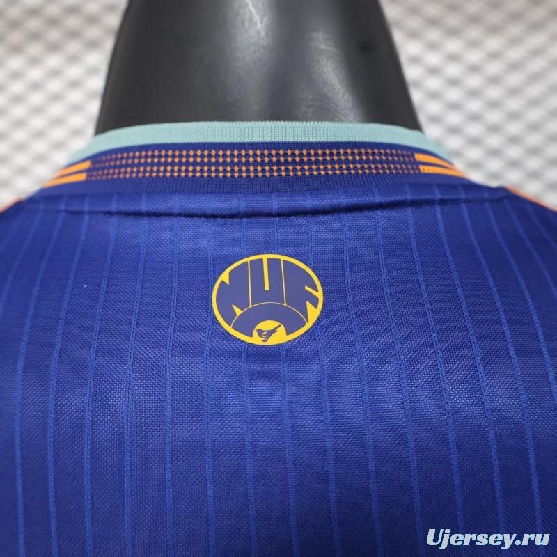 Player Version 25/26 Newcastle United Third Blue Long Sleeve Jersey