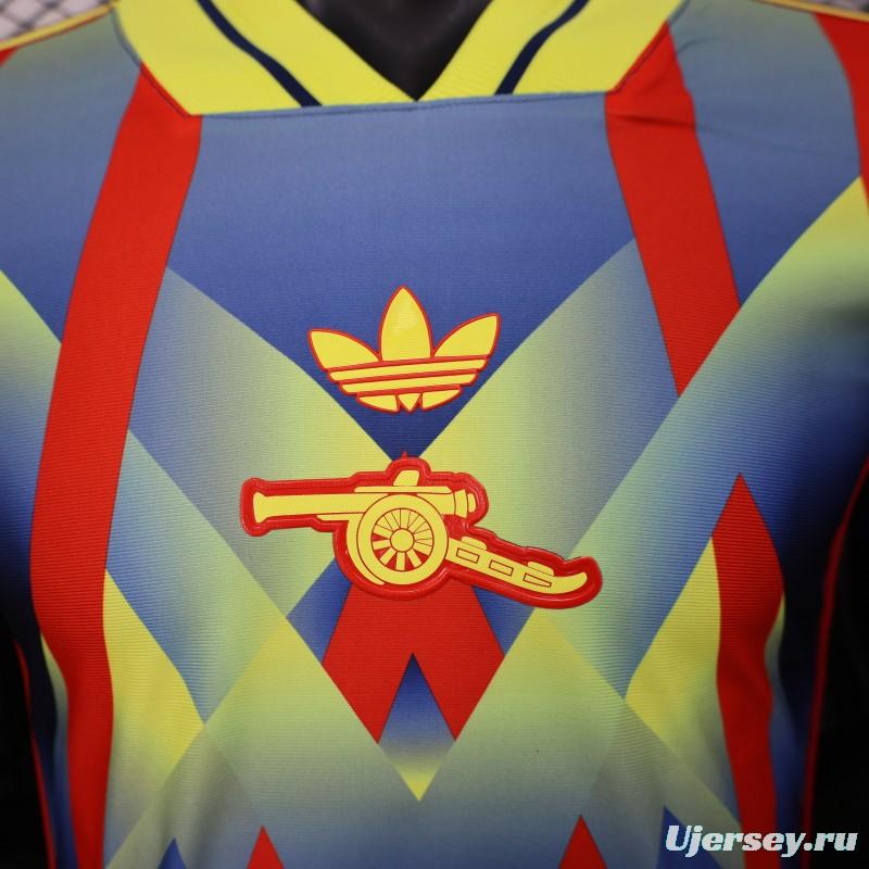 25/26 Player Version  Arsenal Third Multi-Color with Geometric Diamond Pattern Jersey