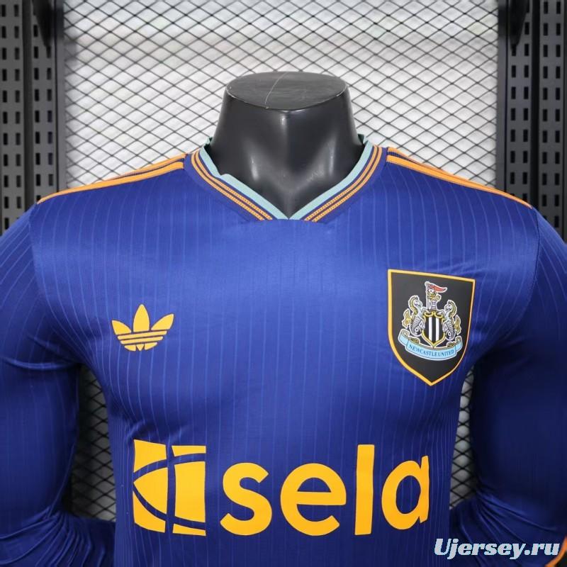 Player Version 25/26 Newcastle United Third Blue Long Sleeve Jersey