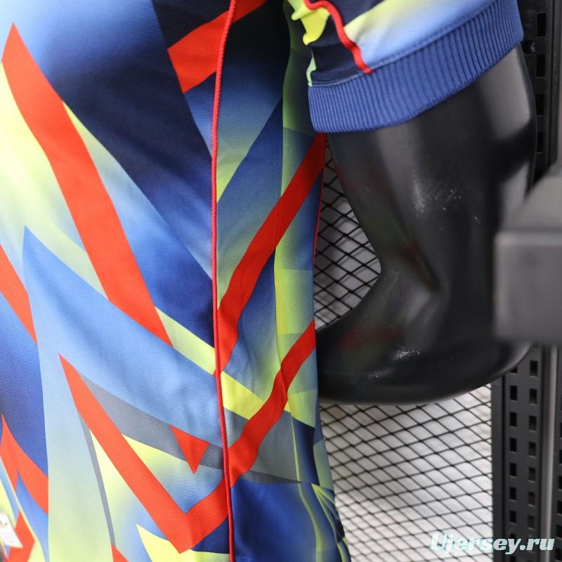 25/26 Player Version  Arsenal Third Multi-Color with Geometric Diamond Pattern Jersey