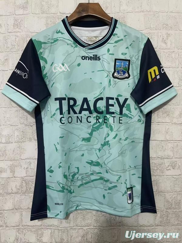 25/26 Fermanagh GAA Mint Green with Navy Trim Away Jersey