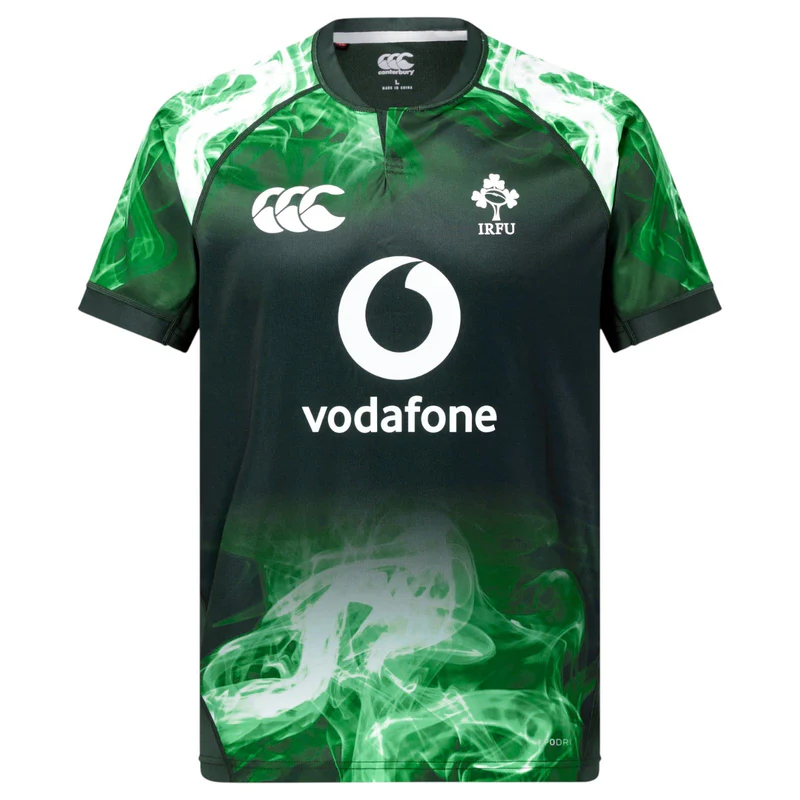2026 Ireland Alternate Dark Green with Green Smoke Graphic Jersey